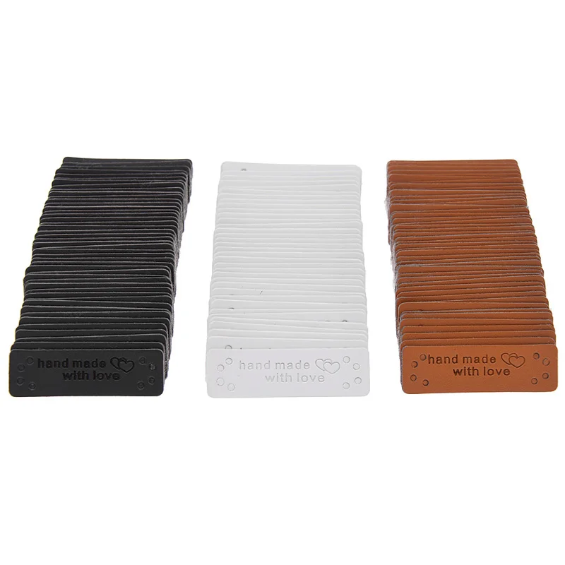 50 шт. этикетки из искусственной кожи для женской одежды|Этикетки одежды| |