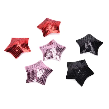 

1 Pair Sexy Sequins Red Bule Black Nude Purple Star Nipple Cover Pasties Breast Petals Intimates Accessories