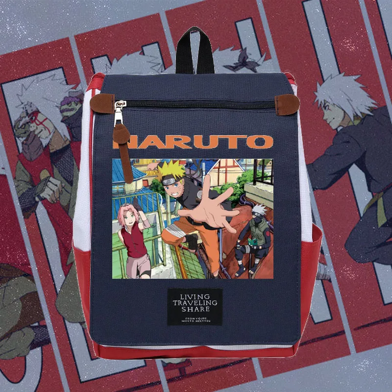 

Anime Naruto Backpack Akatsuki Itachi Sharingan Cosplay School Shoulder Bag Backpack for Teenagers Laptop Travel Rucksack Bag