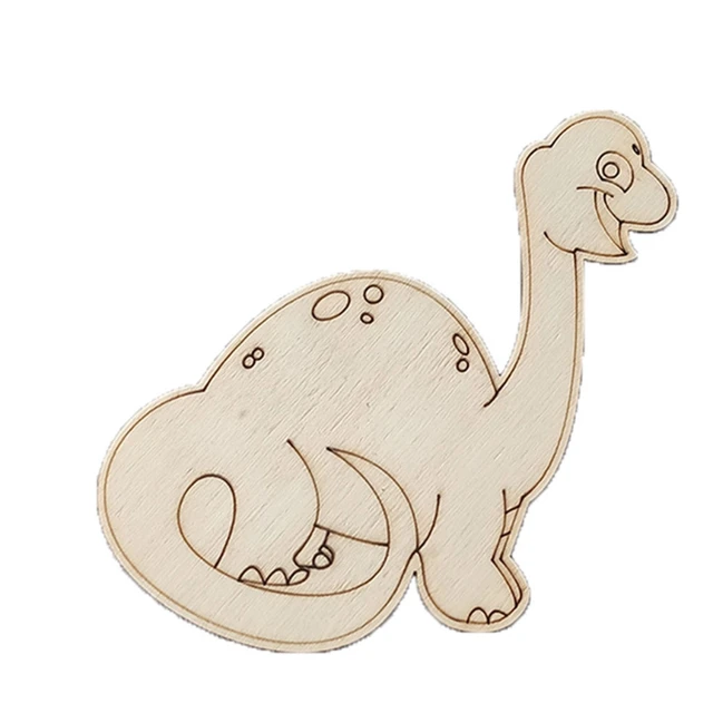 Dinossauro para Pintar / Cofrinho Baby Rex - Kit 3 Cores Tinta