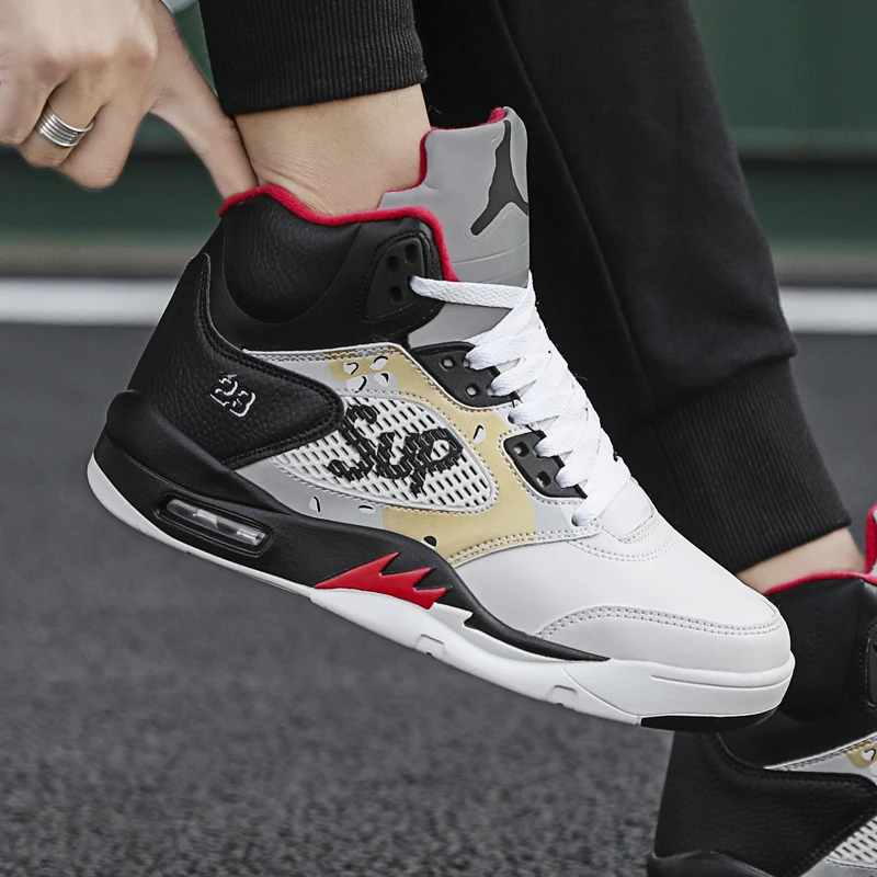 

New Uptempo Retro 11 Jordan 5 Flame Boots Men Basketball Shoes Boys Jordan Shoes Boost Jordan Sneakers Zapatos Baloncesto Hombre