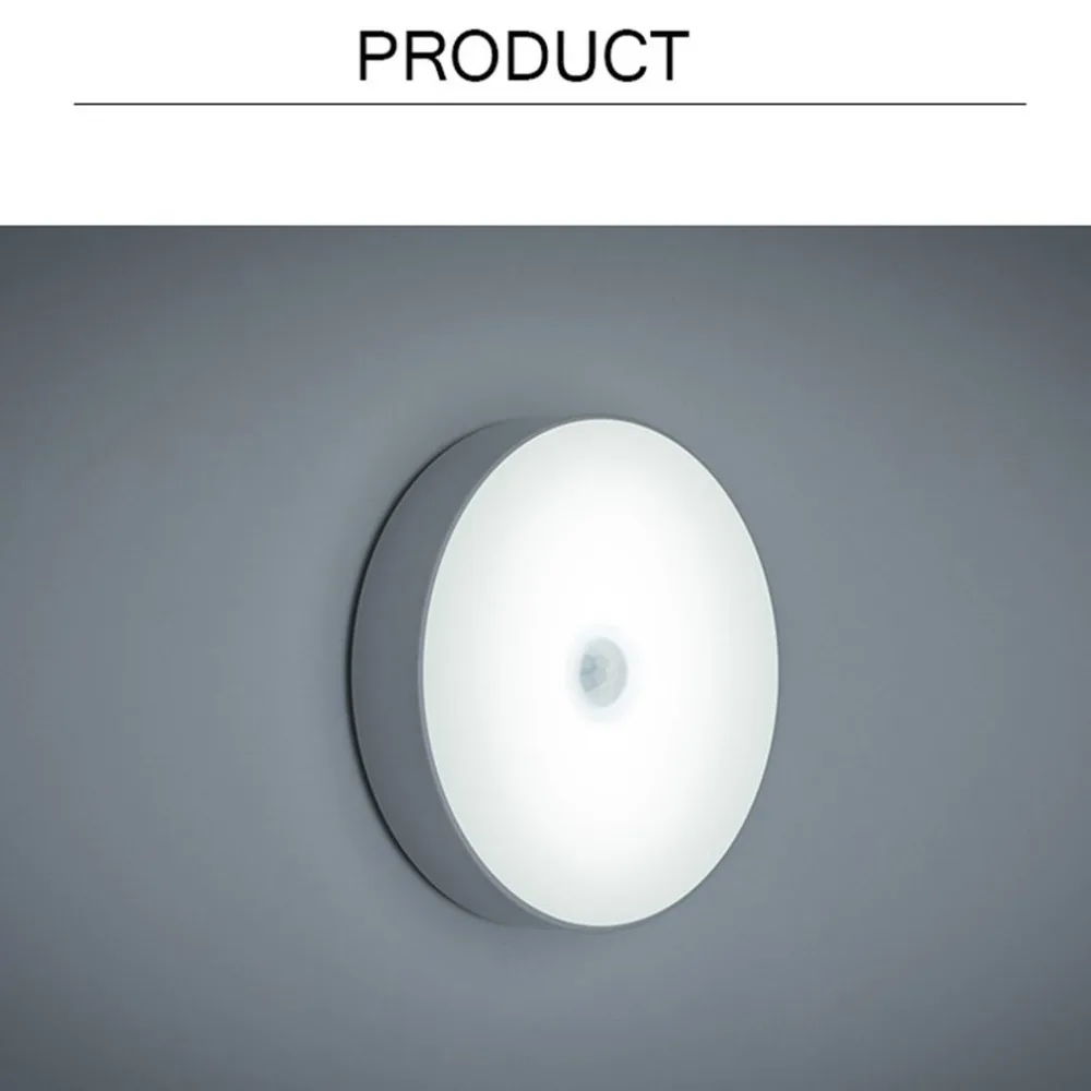 Светодиодный Ночной светильник с датчиком человеческого тела, Usb зарядка, прикроватная лампа для кормления ребенка, ночная лампа для шкафа