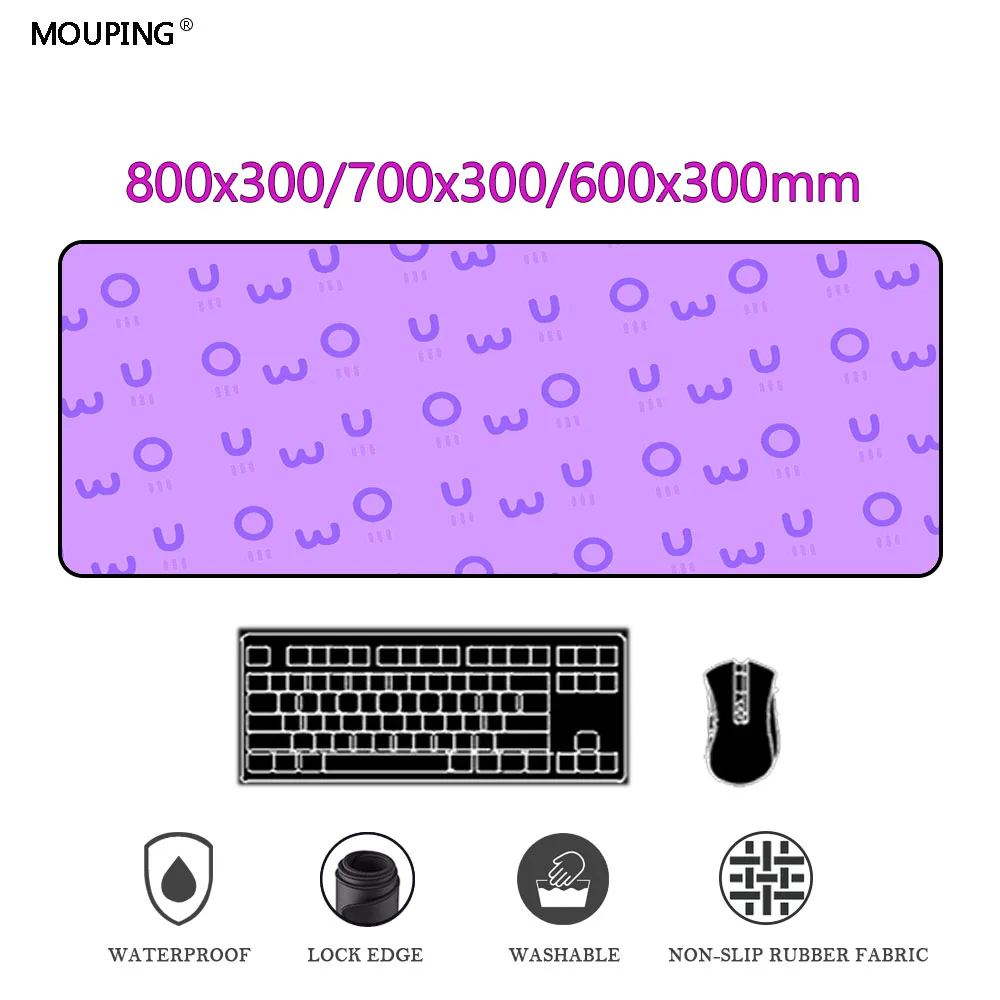 Белый и черный коврик для мыши персонажи компании mausepad игровые коврики
