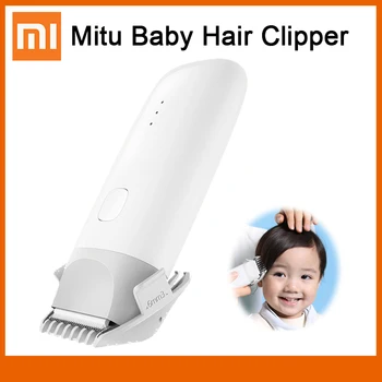 

Xiaomi MiTu Hair Clipper Trimmer USB Rechargeable Safe IPX7 Waterproof Silent Motor For Children Baby Home Electric Hair Razor