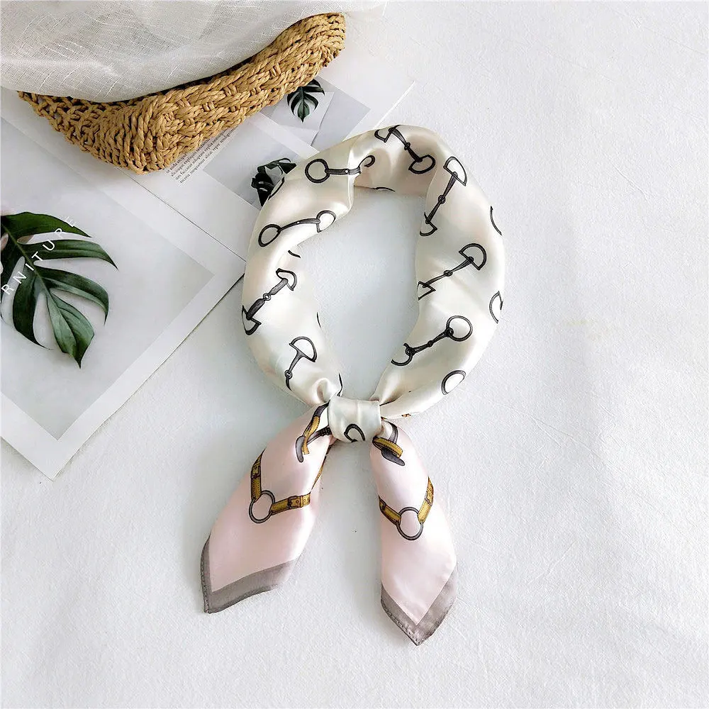 2020 новый дизайнерский женский маленький шарф квадратные шелковые шарфы на шею