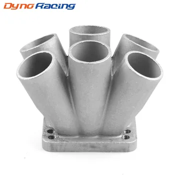 

Cast Stainless Steel 6-1 Turbo header manifold Merge Collector With T3 /T4 Flange BX101883