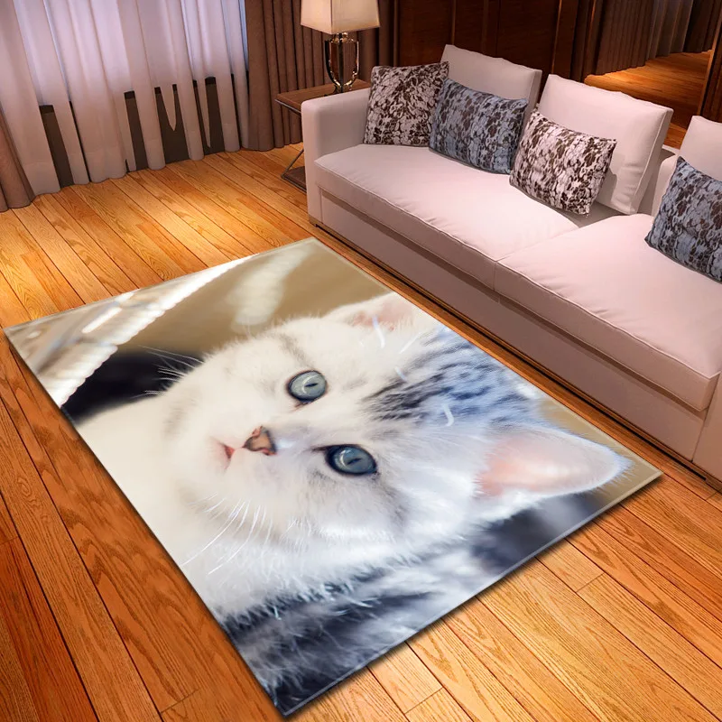 Современный декор Коврик для пола 3D Aanimal Cat коврики собак детский игровой коврик