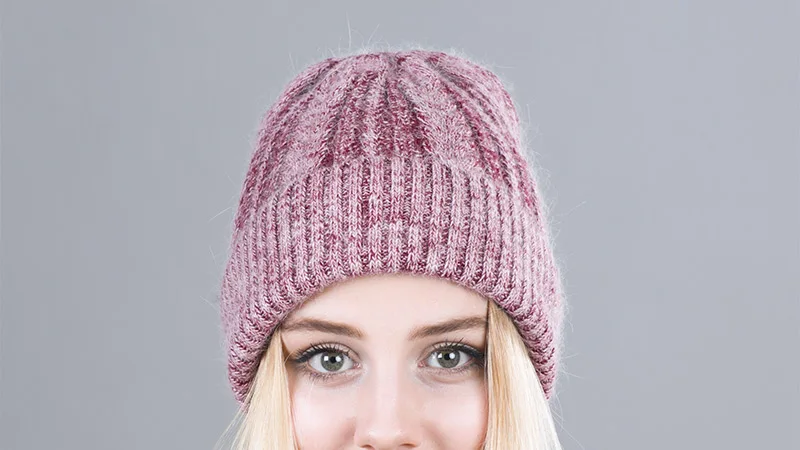 Простая Шапка-бини из кроличьего меха для женщин и мужчин, зимняя шапка Skullies, теплая шапка Gravity falks, женская шапка