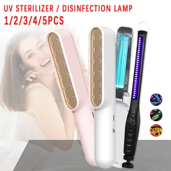 

Portable UV Sterilizer Light Stick 1/2/3/4/5pcs For Wand Home Hotel Handheld LED UV Lamp Cleaning Tool For Bedroom /Hospital
