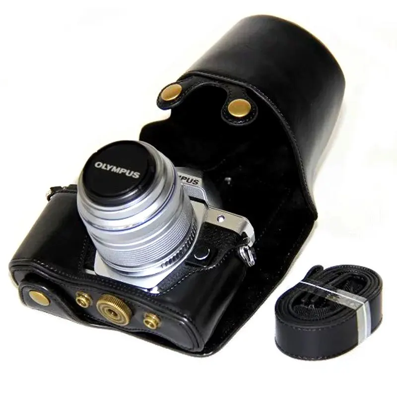 Кожаный чехол высокого качества для Olympus EM10 II III E M10 Mark 14 42 мм сумка камеры ремешок