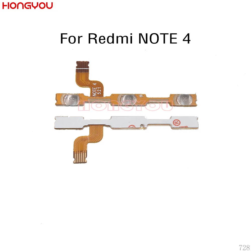Кнопка питания кнопка громкости выключения звука гибкий кабель для Xiaomi Redmi NOTE 4 / 4X