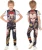 Детский Рашгард MMA 3D Compression Kids Boxing BJJ Jersey+Брюки Jujitsu mma ropa spodenki Boy Gym футболка+Брюки Спортивные костюмы