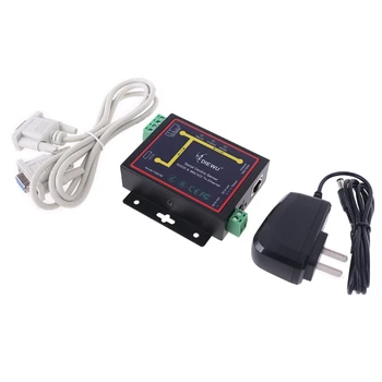 

RJ45 to RS232 RS485 Industrial Male Converter TCP/UDP Serial Ethernet Device Server US Plug