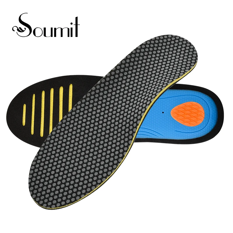 Soumit Arch support спортивные стельки EVA ортопедический ботинок Pad плоскостопие Повседневная правильная амортизация ортопедическая стелька для мужчин и женщин