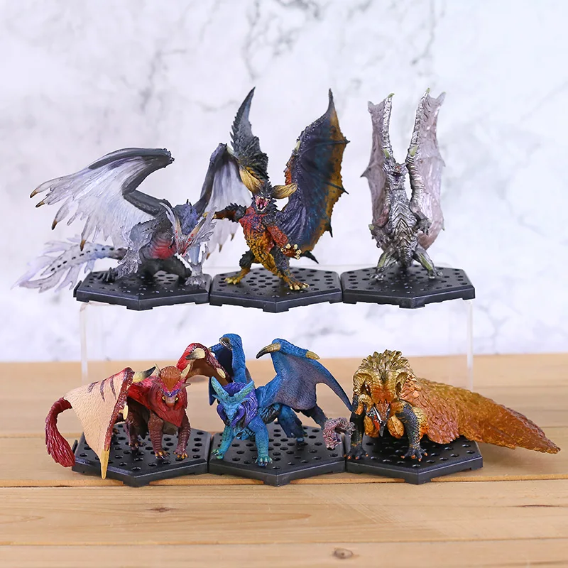 Игроманов костюм Монстер Хантер для Мир Nergigante Lunastra Teostra Xenojiiva Kushala Daora мини ПВХ