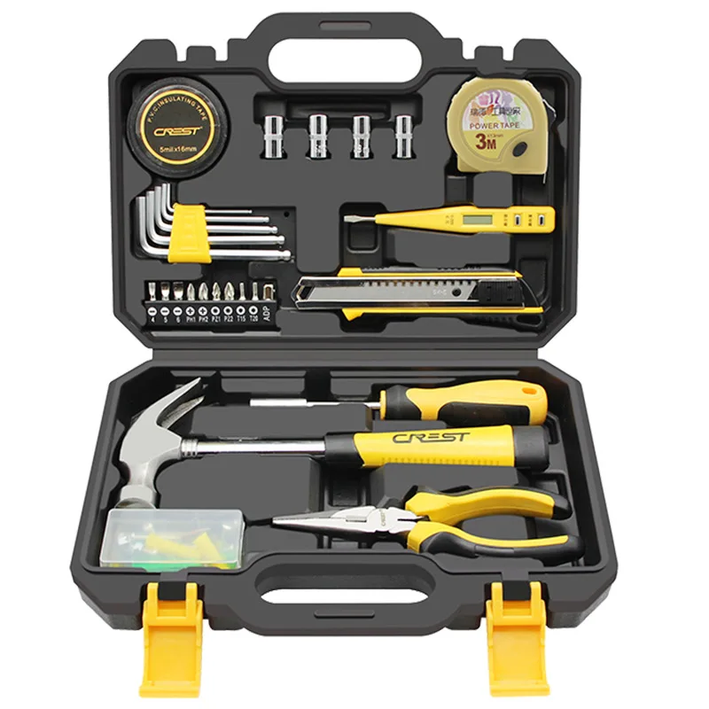 

Home Tool Set Household Tool Kits Screwdriver Plier Set Hammer Set Home Repair Tools for DIY Hand Tools with Box