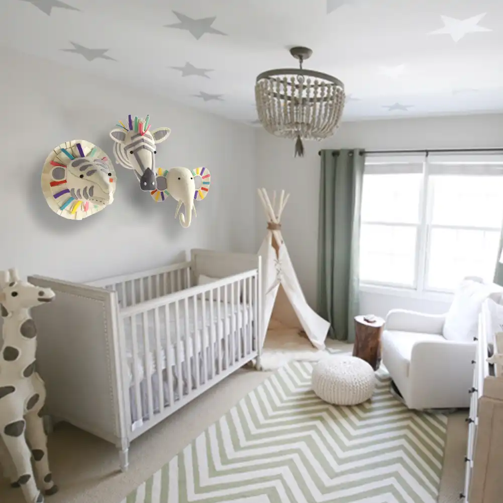 animal head nursery