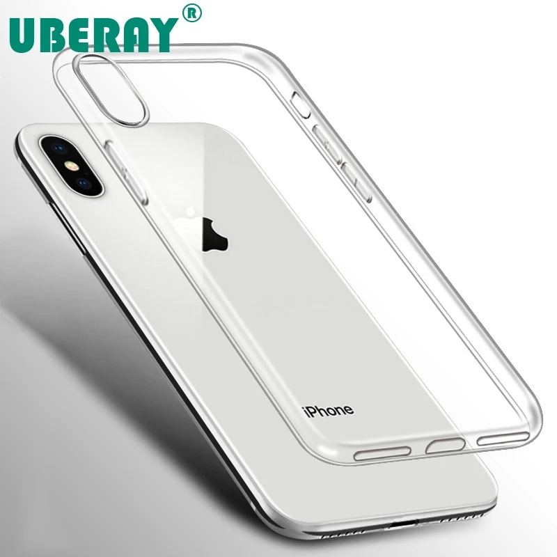 Прозрачный силиконовый мягкий чехол для iPhone XS Max XR X 11 pro Coque 7 8 Plus 6 S 4 4S 5 5S 5SE 6Plus 7Plus