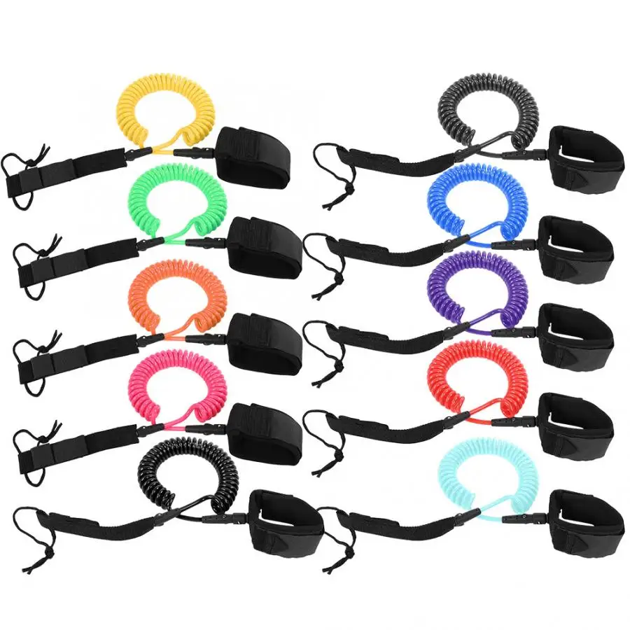 

Adjustable Surfboard Leash TPU Surfing Board Safety Foot Rope Outdoor Watersport Skimboard Skateboard Accessories