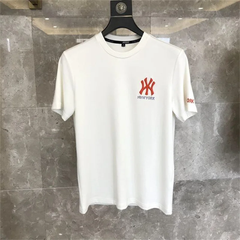 T-shirts New Era New York Yankees Mlb Half Striped Oversized Tee