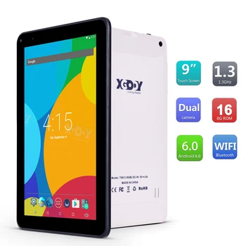 

9 inch Android tablet Pc Android 6.0 Quad Core Wifi Tablet 1 GB + 16 GB dual 2.5D HD screen