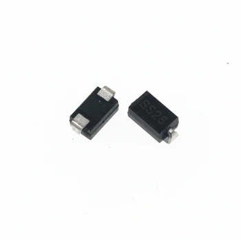 

300pcs/lot SS26 Schottky Diodes & Rectifiers 2A,60V,SM SCHOTTKY RECT New and original