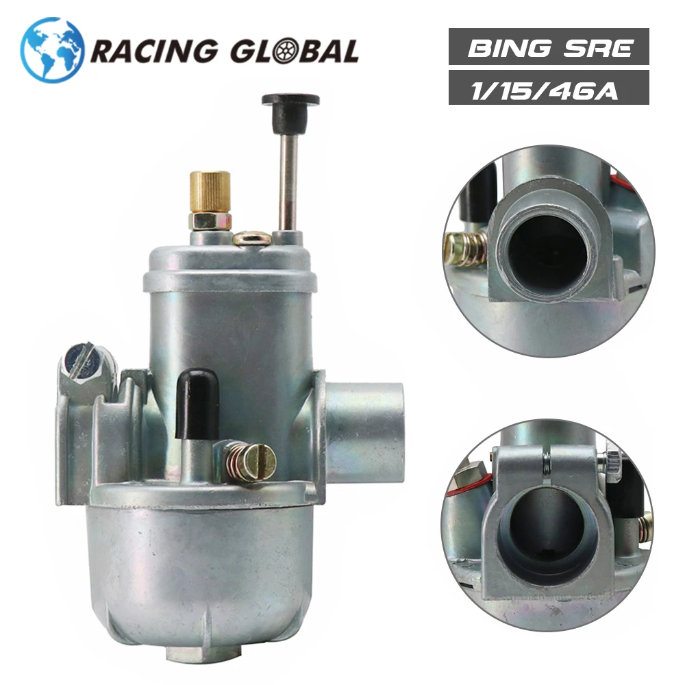 Alcon-Per Puch Zundapp Tunturi Mustang Bing Vergaser Sre 1/15/46A Carburatore 15Mm Bing Carburatore Moto Da Corsa