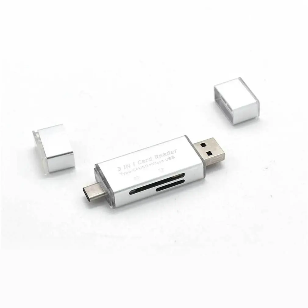 USB3.1 TYPE-C Micro USB OTG кард-ридер совместимый с мобильными телефонами и компьютерами мобильный компьютер универсальный