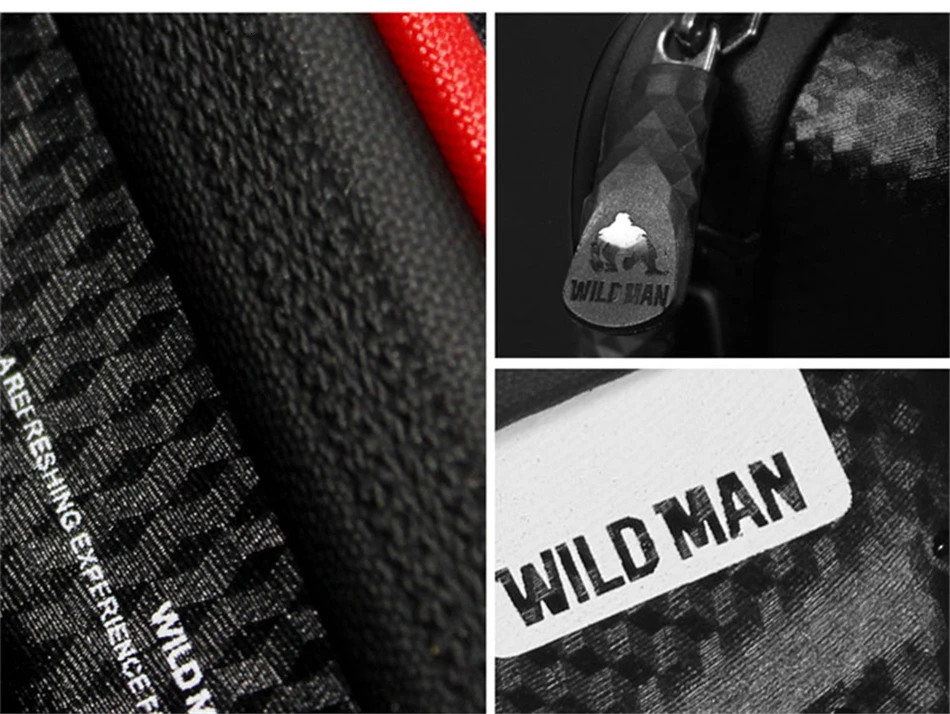 Cheap WILD MAN Mountain Bike Bag Bicycle Front Frame Top Tube Bag Waterproof Touch Screen Mobile Phone Case for 4.7-6.5 inch Cellphone 28