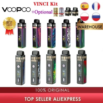 

Original VOOPOO VINCI Mod Pod Vape Kit with1500mAh Battery & 5.5ml Pod & 0.96 inch TFT Color Screen Vape Kit Vs Vinci X / Drag 2