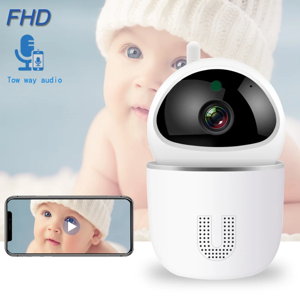 Wi Fi 1080P радионяня умный IP монитор камера ночного видения автоматическое слежение
