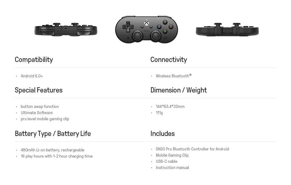 Android, Acessórios para jogos