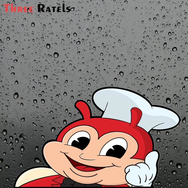 FC267 3D JOLLIBEE аниме Peeker Автомобильные Наклейки На мотоциклетный чемодан домашний декор для телефона LaptopVinyl наклейка