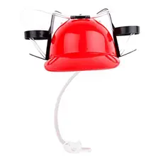 Кепка для напитков шлем для напитков Питьевая пивная Сода забавные Вечерние наряды Шляпа Пляжная жажда шляпа ленивая Соломенная шляпка День Рождения Вечеринка Реквизит игрушка