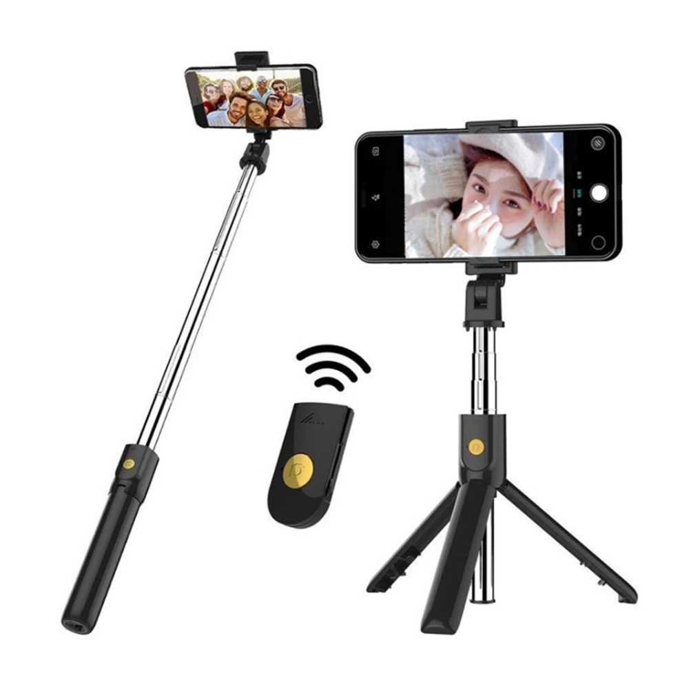 Interactie beet Goneryl 2-in-1 Selfie Stick Tripod Stand With Phone Holder Remote Shutter For Selfie  Live Streaming Video Recording Online Chatting - Tripods - AliExpress