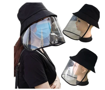 

Unisex Adults Kids Protective Hat With Transparent Full Face Shiels Anti Droplet Dust Outdoor Activities Hat Sun hat