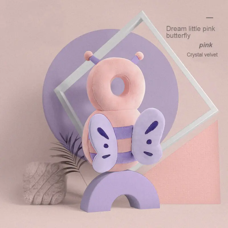 Newborn Toddler Baby Head Protector Safety Pad Cushion Back Prevent Injured Unicorn Bee Cartoon Security Pillows 1-3Y