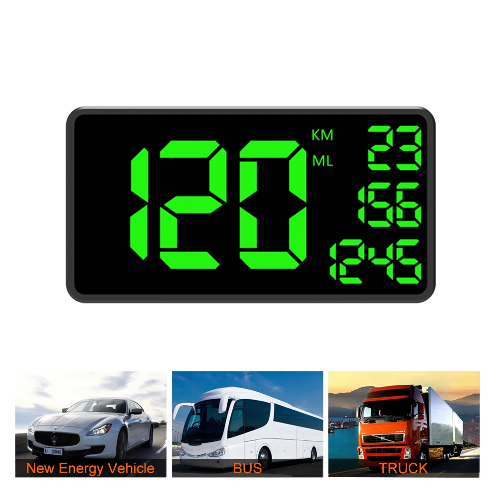  Auto Hud Projektor Windschutzscheibe Überdrehzahl Alarm Head Up Display Feuerzeug Digitale Tachomet