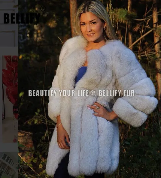 Zimní luxusní Fox Fur Coat Slim Jacket Women Silný Teplý Plus Velikost Nové Dámské plyšové Overcoat Casual Outerwear