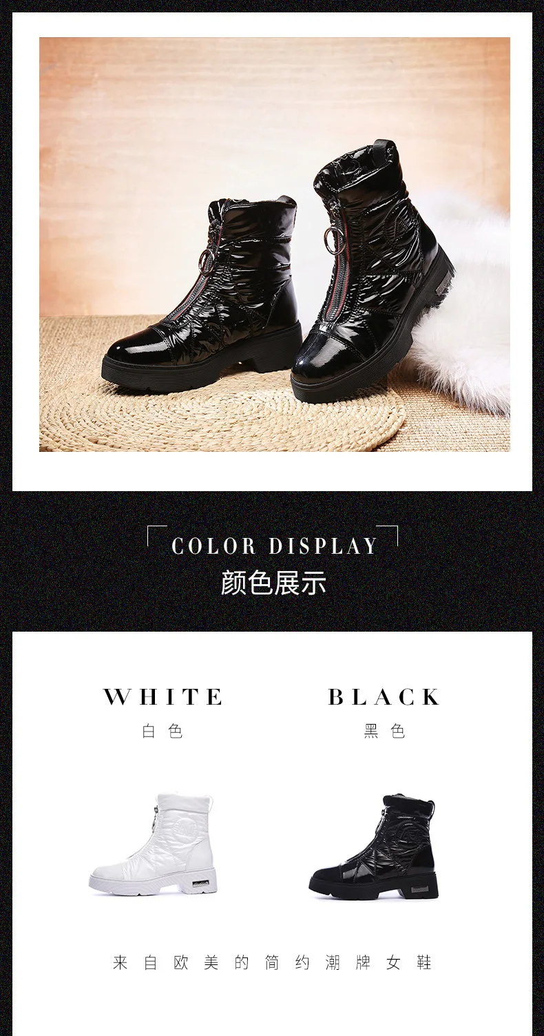Liren/ г.; модные зимние женские ботильоны на молнии; модные удобные женские ботинки с круглым носком; ботинки на низком квадратном каблуке