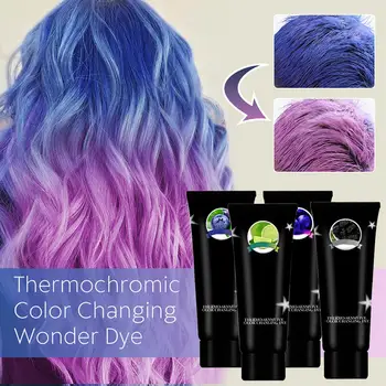 

Thermochromic Color Changing Dye Hair Dye Professional Long Lasting Washable Fashion Thermochromic Hair Color Dye Cream Hair Dye