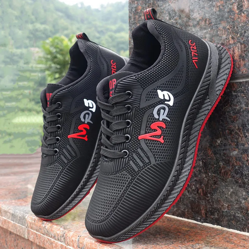 

Autumn Cheap Men Running Shoes Mesh Men Sport Shoes Lace Up Outdoor Jogging Sneakers Breathablmale Trainers Walking footwear