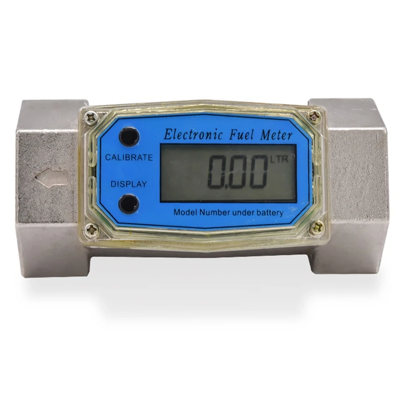 

Digital Flowmeter K24 Electronic Liquid Turbine Meter Electronicflowmeter 1.5 Inches Fuel Oil Flow Meter 40-280L/Min