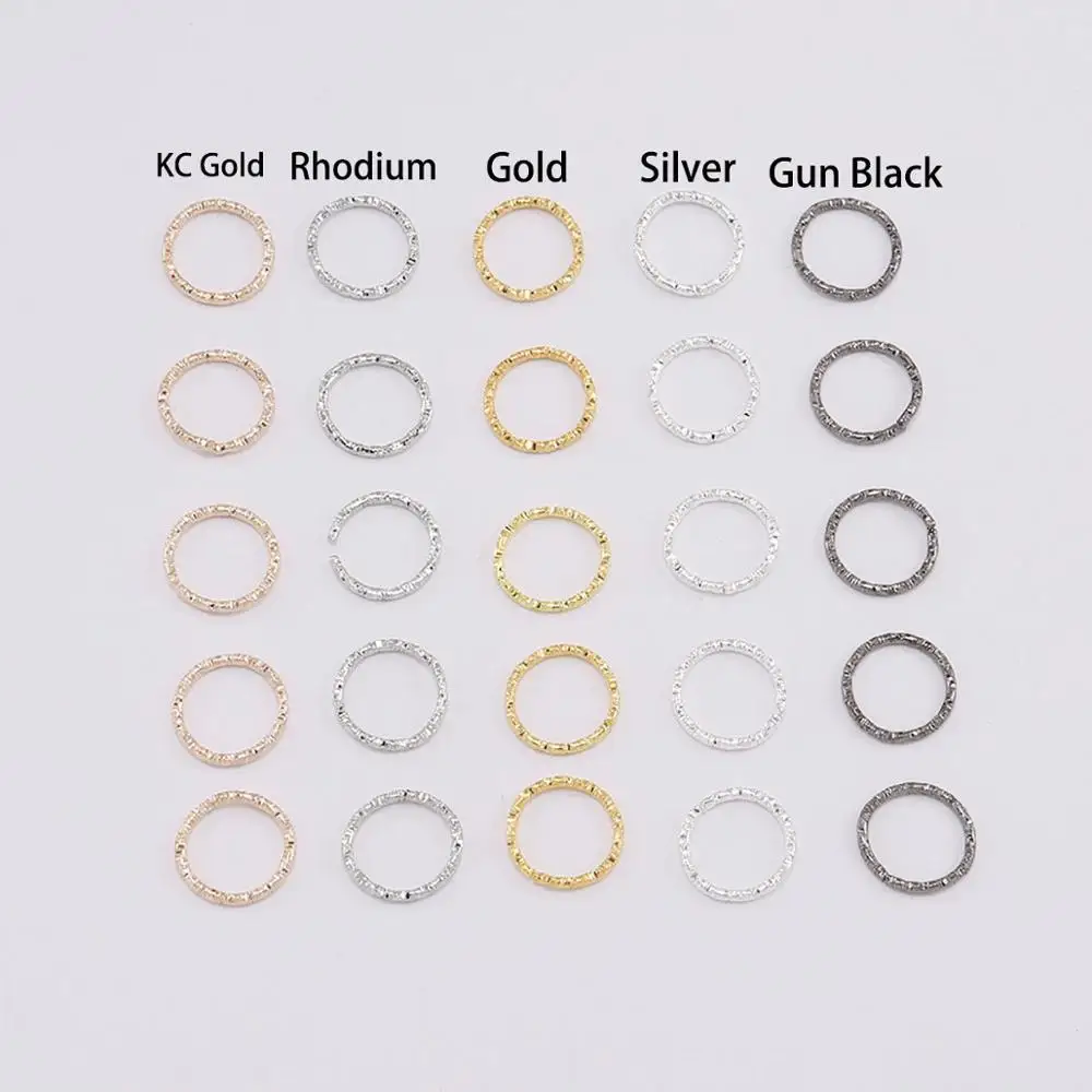 

50-100pcs 8-20mm Round Jump Rings Twisted Open Split Rings jump rings Connector For DIY Jewelry Makings Supplies Wholesale