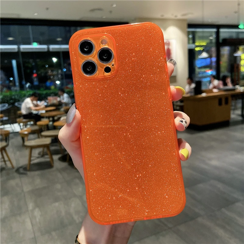 Radiant Glitter Shockproof Phone Case - Bright Slim TPU Cover