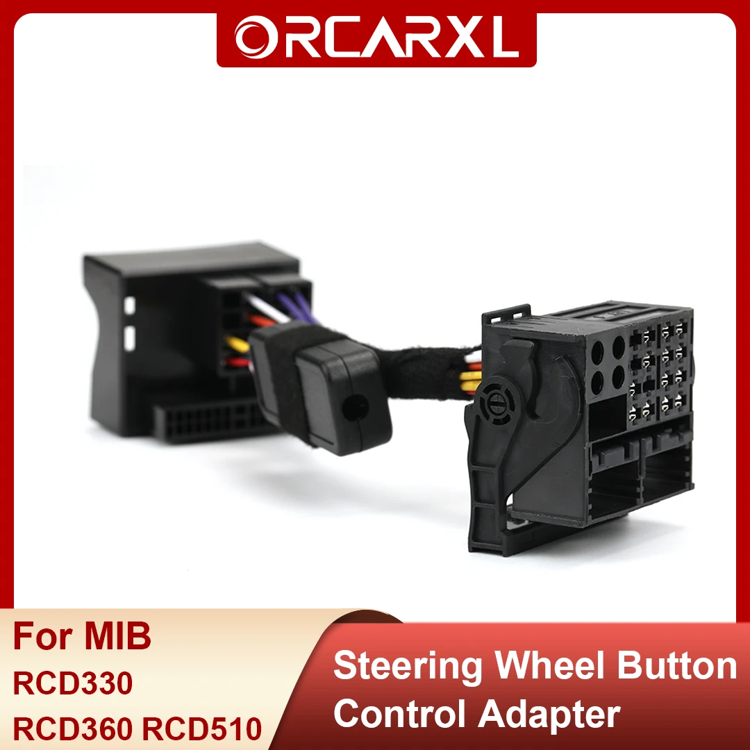 Adattatore Simulatore Di Controllo Pulsante Volante Multifunzione Per Radio Mib Rcd330 Rcd360 Per Vw Golf 5 6 Jetta Mk5 Touran Caddy