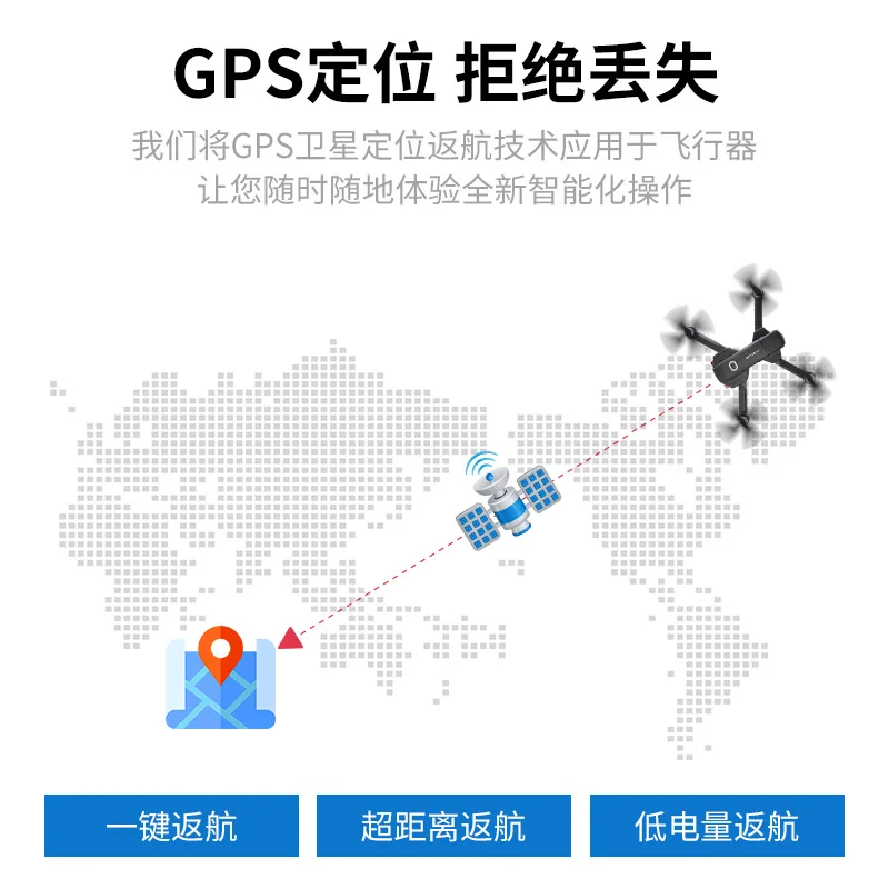 

Lh-x46g-4k GPS Brushless Motor Folding Quadcopter Optical Flow Hover Video Clips Backpack EPP