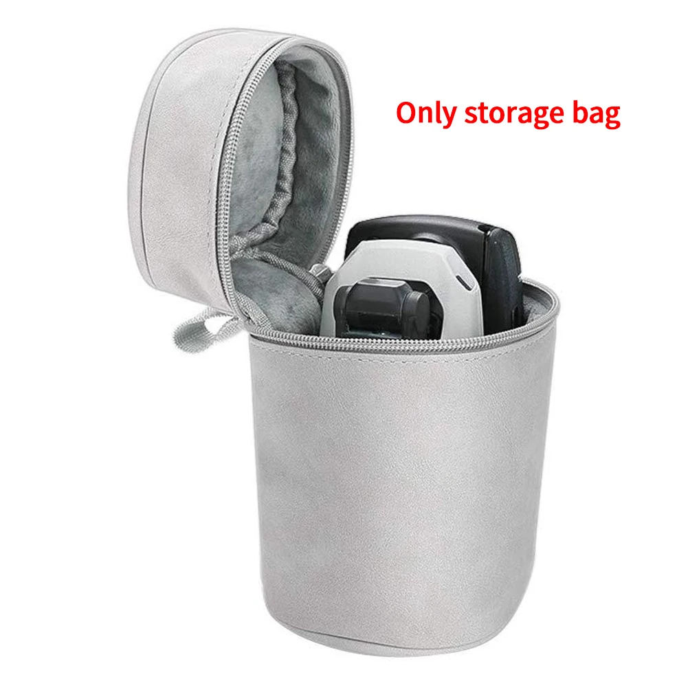 Buy PU Carrying Case Wear Resistant Drone Storage Bag Zipper Closure Portable Travel Waterproof Wth Handle For DJI Mavic Mini