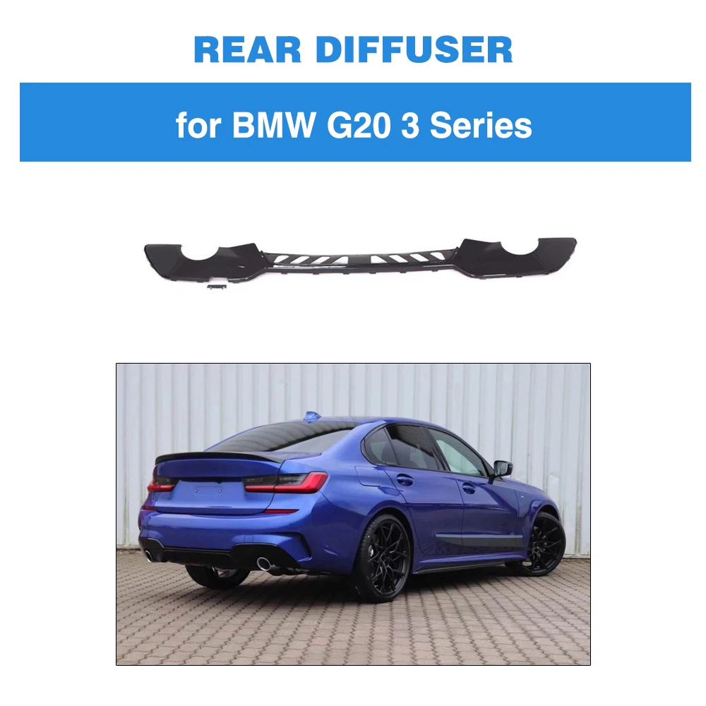 Диффузор для заднего бампера автомобиля спойлер BMW 3 серии G20 G28 Sport 2019 2020 из