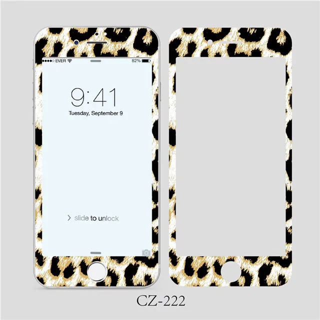 Леопардовый рисунок красные губы закаленное стекло для iphone 6 6s 7 8 plus защита экрана защитное стекло 9H HD